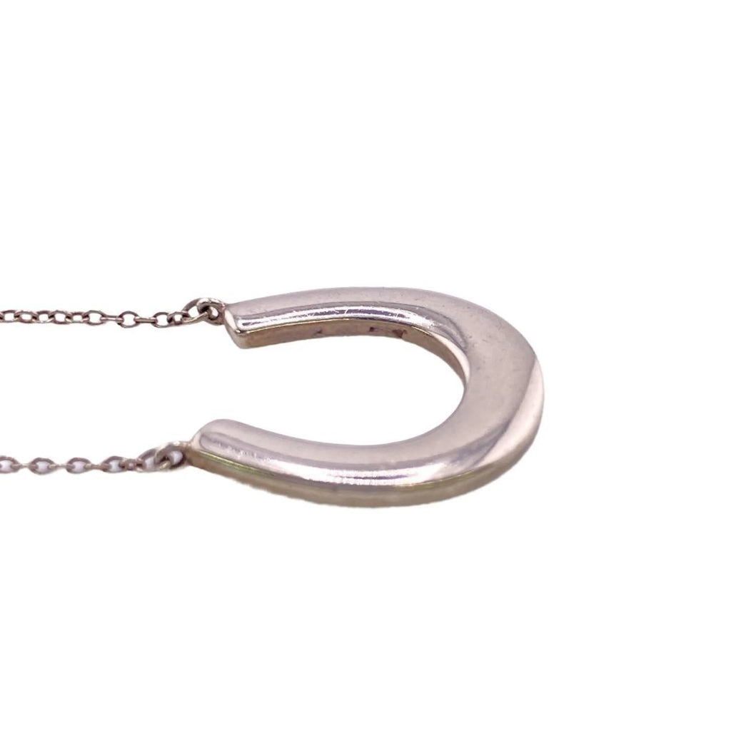 Horseshoe Necklace Silver Z8504