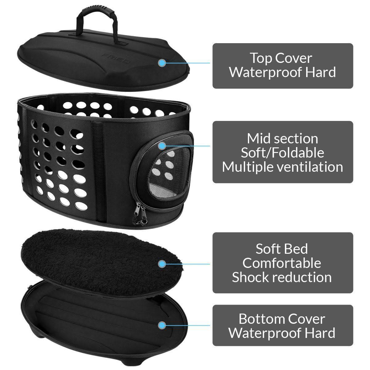 23-Inch Large Hard Cover Pet Carrier Z9685