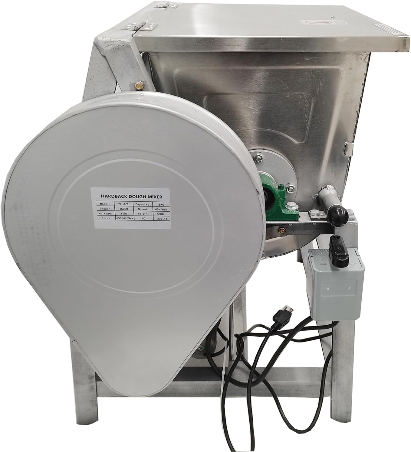 30QT Commercial Dough Mixer with Tilt Bowl H272916
