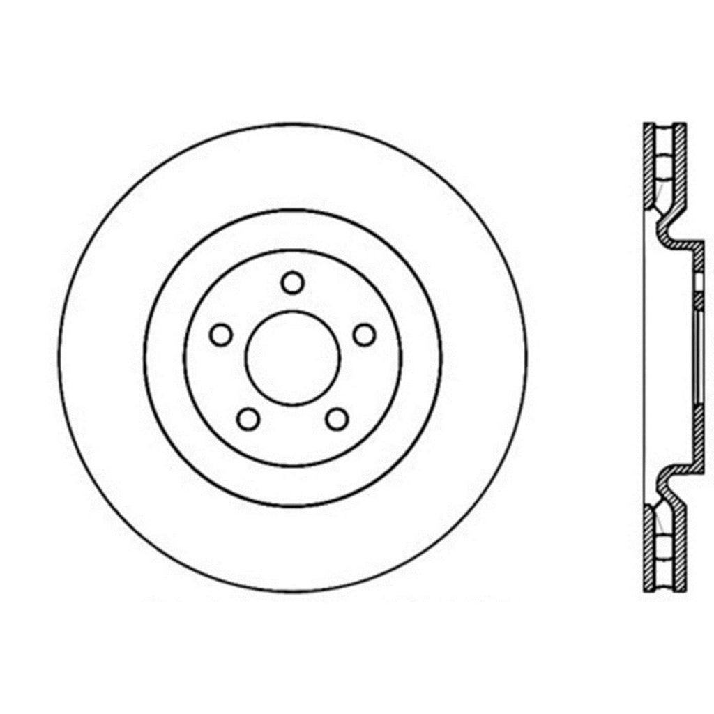 Slotted & Drilled Sport Brake Rotor E304